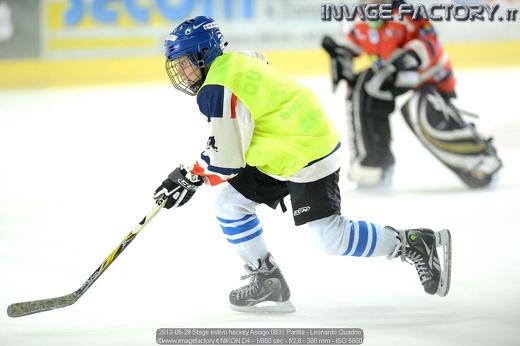 2012-06-29 Stage estivo hockey Asiago 0631 Partita - Leonardo Quadrio